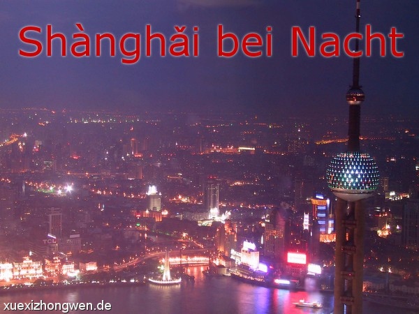 Shanghai bei Nacht