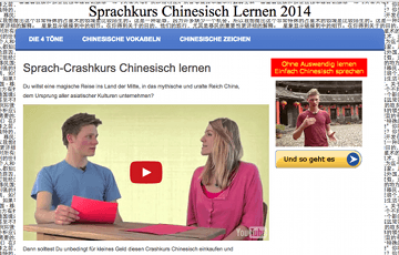 Sprachkurs Chinesisch Lernen 